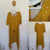 Sara mustard spot dress Sz 18 as new, worn once