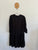 Decjuba black button shirt dress Sz 12 NWOT