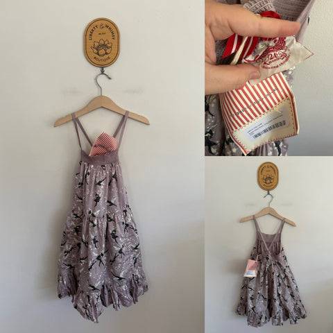 Little Wings vinty sateen fairy dress Sz 2 NWT