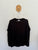 Preview black top with light shoulder pads Sz 18 NWOT