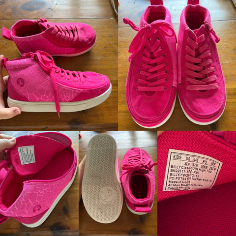 Billy classic D|R High top shoes Sz 4XW US 3XW UK EUC worn once