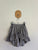 Paper Wings grey bustle skirt Sz 4 as new