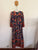 Dream Catcher navy floral maxi dress Sz 16 worn once, 1cm mended under left arm