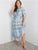 BeMe blue diamanté dress Sz 16 as new