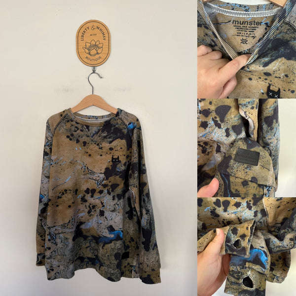 Munster marble jumper Sz 12 as new worn once