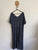 Autograph woven v-neck navy spot tiered maxi dress Sz 16 RRP $99.99 NWOT
