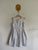 Origami silver brocade dress Sz 8 EUC