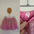 Seed pink tulle sequin skirt Sz 7 as new