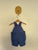 Sprout blue overalls Sz 0 as new