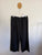 Witchery black stripe wrap tie pants Sz 16 RRP $149 NWT