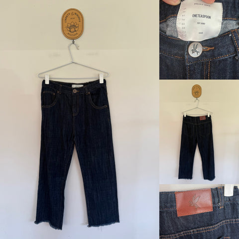 One Teaspoon indigo jeans Sz 12-14 as new