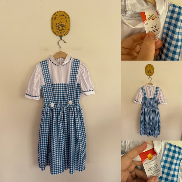 Wizard of Oz dress ups dress Sz 6-8 as new