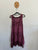 Brand unknown dark pink knit top tunic Sz L as new