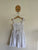 TILII white/silver lined dress Sz 8 as new