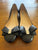 Oroton black bow ballet flats Sz 40.5 9.5 RRP $235 EUC worn once
