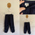 Seed navy parachute pants Sz 5 EUC worn twice