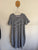 Regatta Petites multi-stripe pocket dress Sz 12 NWOT