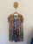 One Red Fly print satin dress Sz 10 as new