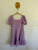 Review Kids purple lace ruffle dress Sz 14 NWOT
