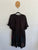Taking Shape black embroidered tunic Sz 14-16 EUC
