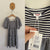 Seed midnight stripe dress Sz 8 RRP $44.95 NWT