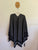 Basque soft knit grey cape One Size RRP $79.99 NWT