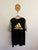 Adidas black logo tshirt Sz 13 EUC worn once