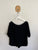 Niche NZ black v-back top Sz L NWOT