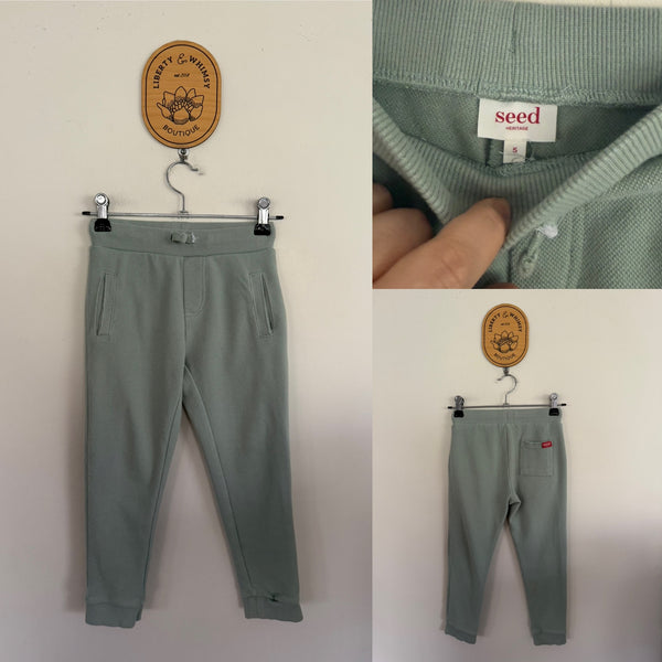 Seed mint trackies Sz 5 EUC