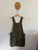 Seed green cord pinnie Sz 8 EUC