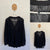Forever New Curve black lace blouse with built-in singlet Sz 20 EUC