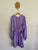 Country Road l/s dark lilac spot dress Sz 14 RRP $119 as new