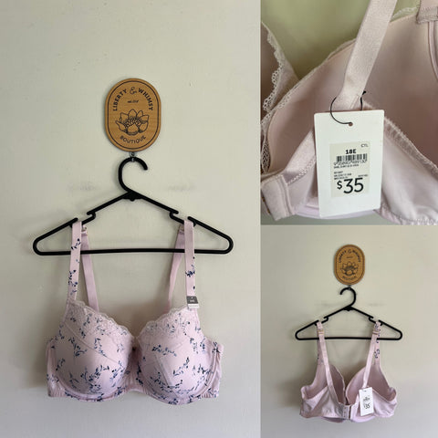 Preview watercolour balconette bra Sz 18E NWT