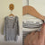 Country Road l/s stripe spot dress Sz 8 as new