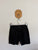 Next black chino shorts Sz 6 EEUC