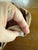 Tan Sz L bow 21.5cm 1-3y NWOT