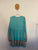 Jaase l/s blue floral mini dress Sz S NWT