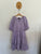 Bardot Junior purple check dress Sz 14 as new