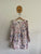Bebe l/s floral dress Sz 7 as new/EUC
