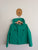 Burberry green hooded rain jacket Sz 6 EUC/VGUC