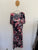 Autograph navy/pink floral dress Sz 16 as new worn once