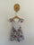 La Sienna aqua floral dress Sz 3 as new