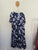 Autograph blue/white tiered dress Sz 16 as new