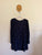 Elm l/s navy confetti top Sz 22 RRP $99.95 NWT