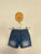 Seed blue denim shorts Sz 3 EEUC