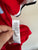 Burberry red logo polo shirt Sz 14 EEUC
