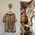 Munster gold tie-dye tshirt Sz 16 as new
