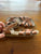 Saltwater tan sandals Sz 2 youth VGUC