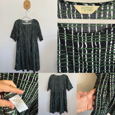 Gorman Green organic cotton pocket dress Sz S - appears unworn