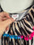 Seed zebra print dress Sz 4-5 EUC